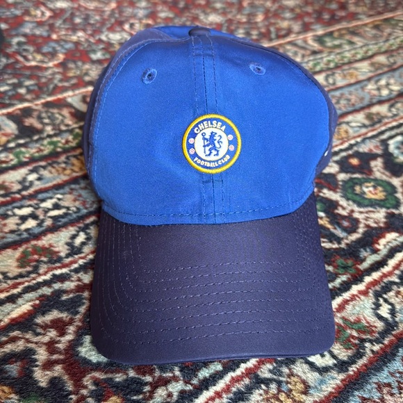 Men's New Era Blue/Navy Chelsea Colorblock 9TWENTY Adjustable Hat - Picture 4 of 8